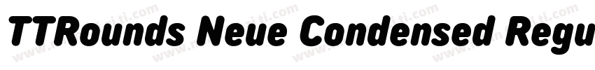 TTRounds Neue Condensed Regular字体转换